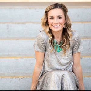 Pewter LulaRoe Carly Elegant Collection Dress XS